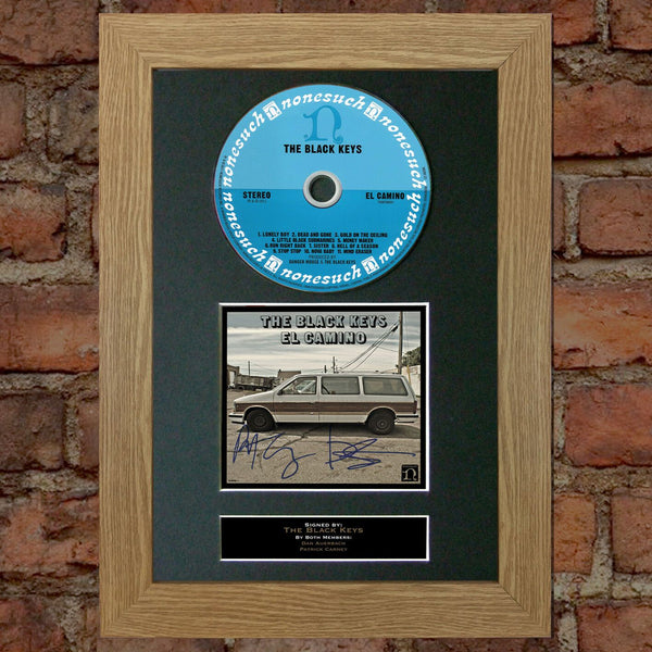 THE BLACK KEYS Album Signed CD COVER MOUNTED A4 Autograph Repro Print 34