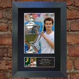 ANDY MURRAY tennis Signed Autograph Mounted Photo REPRODUCTION PRINT A4 43