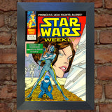 STAR WARS Comic Cover 70th Edition Reproduction Rare Vintage Wall Art Print #17