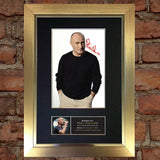PHIL COLLINS Mounted Signed Photo Reproduction Autograph Print A4 99