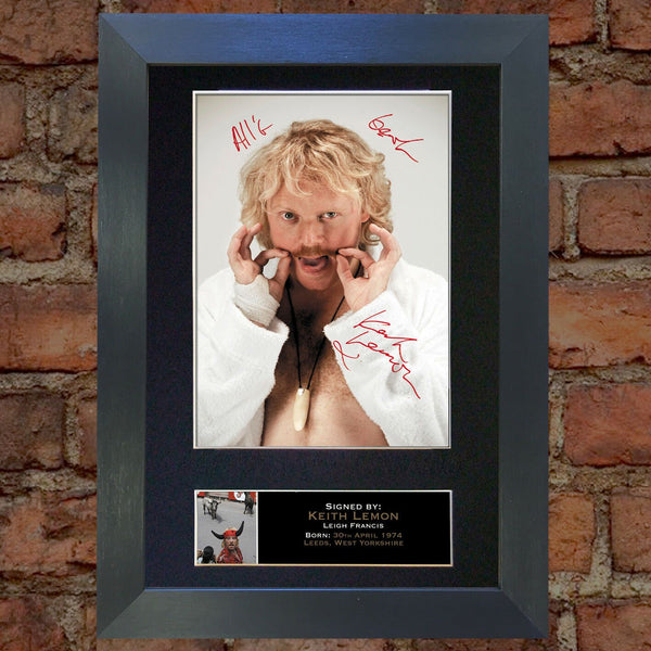 KEITH LEMON Mounted Signed Photo Reproduction Autograph Print A4 108