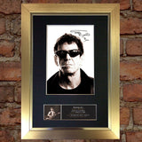 LOU REED Autograph Mounted Signed Photo Reproduction Print A4 396
