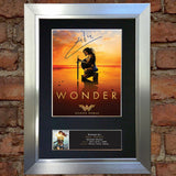 WONDER WOMAN Gal Gadot Quality Autograph Mounted Signed Photo Repro Print A4 702