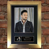 BRANDON FLOWERS Mounted Signed Photo Reproduction Autograph Print A4 160