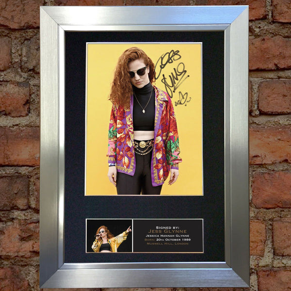 JESS GLYNNE Signed Autograph Mounted Photo REPRODUCTION PRINT A4 584