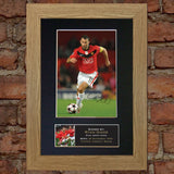 RYAN GIGGS Mounted Signed Photo Reproduction Autograph Print A4 46