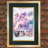 BTS #2 Boy Band Jimin Quality Autograph Mounted Signed Photo RePrint Poster 760
