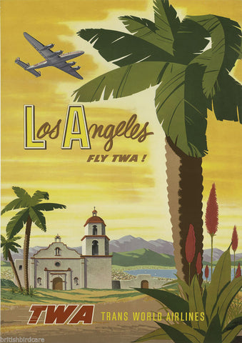 LOS ANGELES VINTAGE RETRO TRAVEL Poster Nostalgic Home Print Wall Decor #53