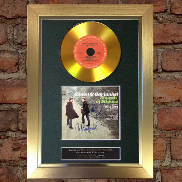 #163 GOLD DISC SIMON & GARFUNKEL CD Album Signed Autograph Mounted Repro