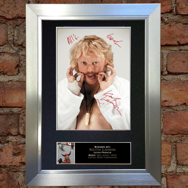 KEITH LEMON Mounted Signed Photo Reproduction Autograph Print A4 108