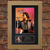 JAMES BROWN Signed Autograph Mounted Photo Reproduction PRINT A4 157