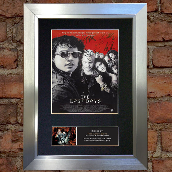 THE LOST BOYS Movie Poster Quality Autograph Mounted Signed Photo RePrint A4 731