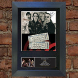 U2 Mounted Signed Photo Reproduction Autograph Print A4 199