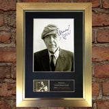 LEONARD COHEN Signed Autograph Mounted Photo Repro A4 Print 547