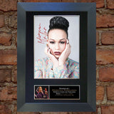 REBECCA FERGUSON Mounted Signed Photo Reproduction Autograph Print A4 214
