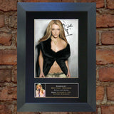 BRITNEY SPEARS Mounted Signed Photo Reproduction Autograph Print A4 238