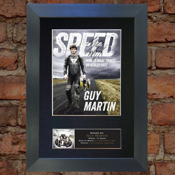 GUY MARTIN (Speed) Quality Autograph Mounted Signed Photo Repro Print Poster 725