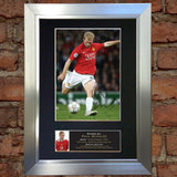 PAUL SCHOLES Autograph Mounted Signed Photo Reproduction Print A4 50