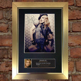 MADONNA Mounted Signed Photo Reproduction Autograph Print A4 229