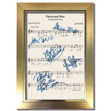 Fleetwood Mac Your Own Way Signed Music Sheet Album Autograph Mounted Print #800