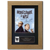 Morcombe and Wise Photo Autograph Mounted Repro Signed Print A4 809