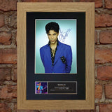 PRINCE Mounted Signed Photo Reproduction Autograph Print A4 376