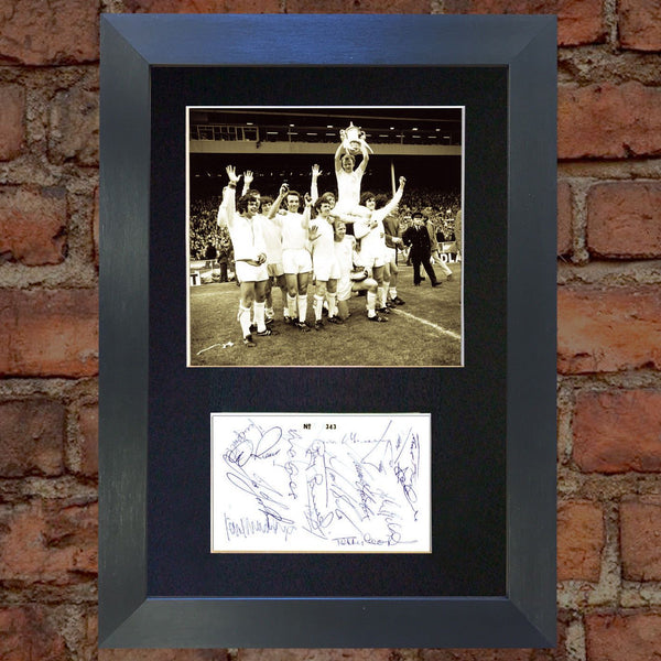 LEEDS UNITED 1972 Autograph Mounted Photo Repro A4 Print 441