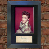 ELVIS PRESLEY Mounted Signed Photo Reproduction Autograph Print A4 70