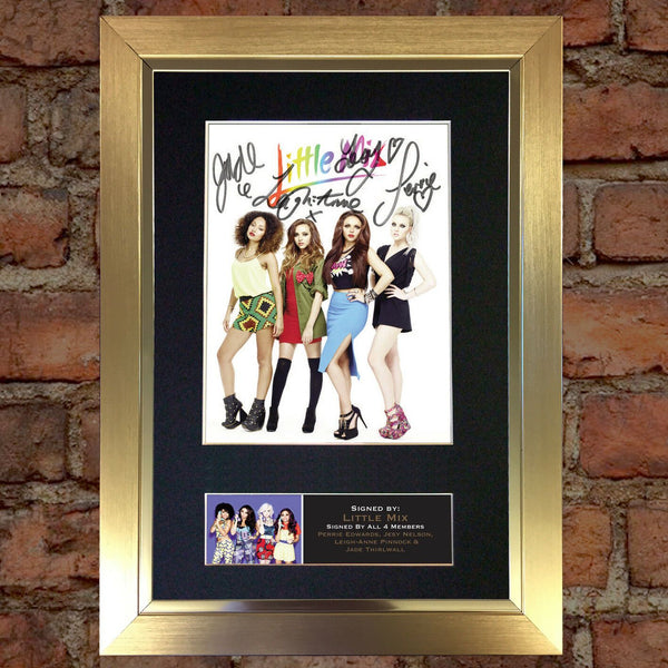 LITTLE MIX No2 Quality Autograph Mounted Signed Photo RE-PRINT Print A4 585