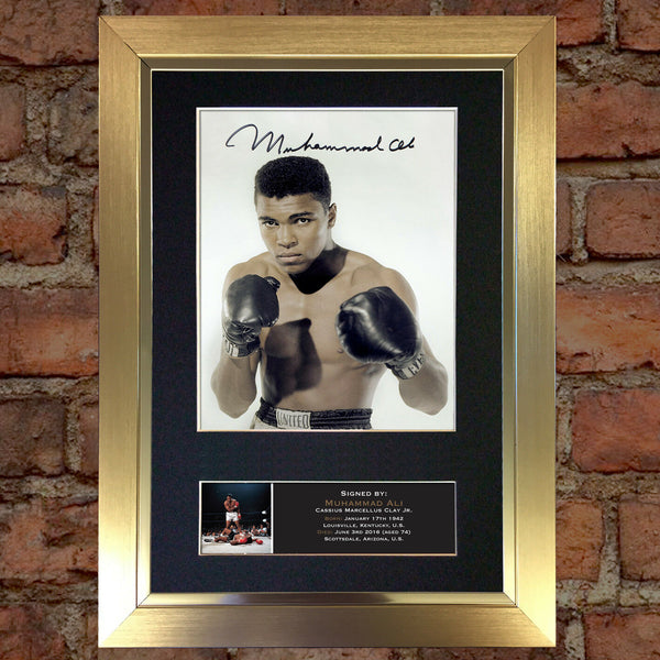 Muhammad Ali #2 Quality Autograph Mounted Signed Photo RePrint Poster 746