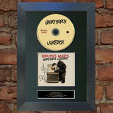 BRUNO MARS Album Signed CD COVER MOUNTED A4 Repro Autograph Print 27