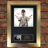 IAN BROWN stone roses Mounted Signed Photo Reproduction Autograph Print A4 92
