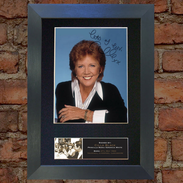 CILLA BLACK Quality Signed Autograph Mounted Reproduction PRINT A4 545