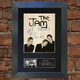 THE JAM #2 (VERY RARE) Quality Autograph Mounted Signed Photo Repro Print A4 709
