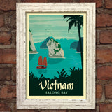 VIETNAM VINTAGE RETRO TRAVEL Poster Nostalgic Home Print Wall Art Decor #74