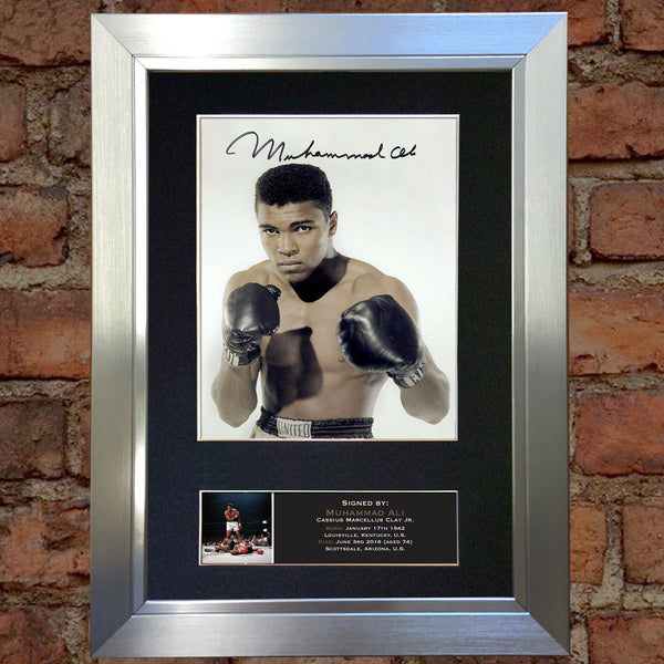 Muhammad Ali #2 Quality Autograph Mounted Signed Photo RePrint Poster 746
