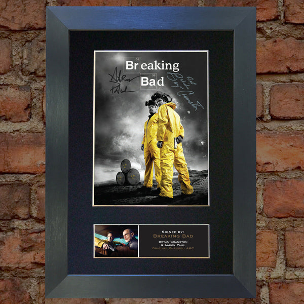 BREAKING BAD Mounted Signed Photo Reproduction Autograph Print A4 362