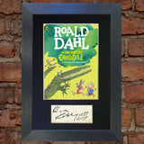 ROALD DAHL The Enormous Crocodile Book Cover Autograph Signed A4 Print 681