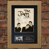 THE JAM #2 (VERY RARE) Quality Autograph Mounted Signed Photo Repro Print A4 709
