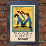 LONDON ZOO #5 VINTAGE RETRO TRAVEL Poster Nostalgic Home Print Wall Decor #52