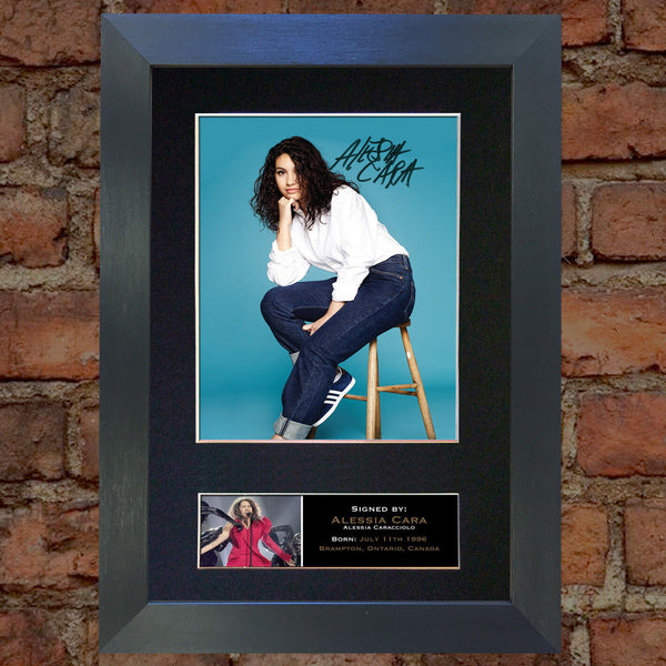 ALESSIA CARA Quality Autograph Mounted Signed Photo Reproduction Print A4 747