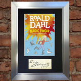 ROALD DAHL The Magic Finger Book Cover Autograph Signed Mounted Print 683