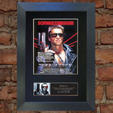 TERMINATOR Movie Poster Quality Autograph Mounted Signed Photo RePrint A4 730