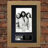 BEE GEES Mounted Signed Photo Reproduction Autograph Print A4 209