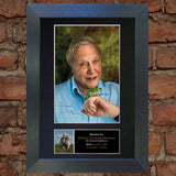 DAVID ATTENBOROUGH Mounted Signed Photo Reproduction Autograph Print A4 339