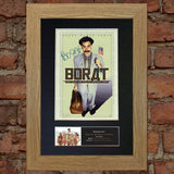 BORAT Sacha Baron Cohen Quality Autograph Mounted Photo Repro Print A4 484