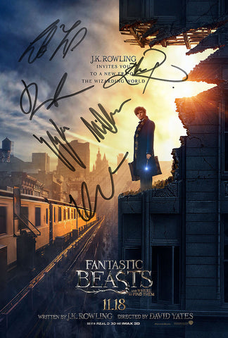 FANTASTIC BEASTS POSTER Movie Film Dvd Signed Autograph Photo Reproduction Print
