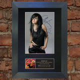 CHRISTINA AGUILERA Mounted Signed Photo Reproduction Autograph Print A4 240