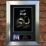 DAFT PUNK Mounted Signed Photo Reproduction Autograph Print A4 353