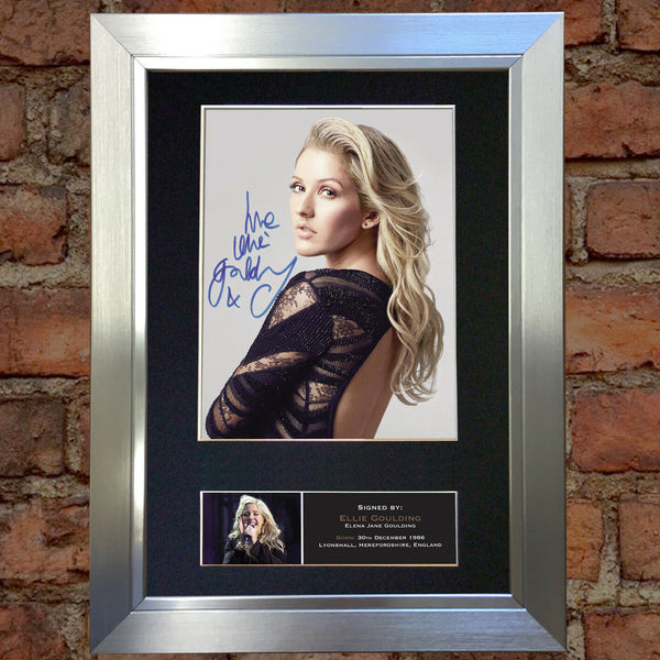 ELLIE GOULDING #2 Signed Autograph Mounted Photo Repro A4 Print 436